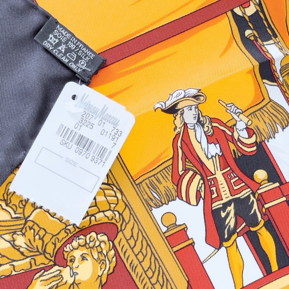 NWT Hermes Scarf "Vue du Carrosse de la Galère -La Réale" 3 - Picture 3 of 10